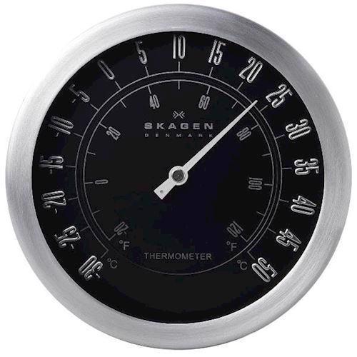 Image of Skagen mat aluminium Termometer ur, model CL-WT05SSB